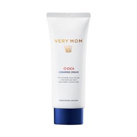 VERY MOM Cica Ceramide Cream 80g – Soothing Panthenol & Centella Care, Deep Moisture Barrier Cream, EWG Green Formula for Sensitive Skin _ Made in KOREA